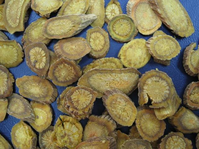 黄芩饮片颜色分级